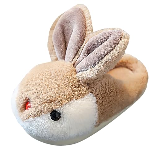 vaolkwsacz Hausschuhe Kinder Junge Winter: Slippers Plüsch Warm Pantoffeln Winter Hausschuhe Mädchen Kuschelige Bequeme Home Slipper Geschlossen Indoor Outdoor Schlappen Cartoon Pantoffeln von vaolkwsacz