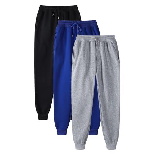 vaolkwsacz Jogginghose Herren Baggy Sweatpants Damen Sporthose Trainingshose Herbst Winter Laufhosen Trekkinghose Streetwear Y2K Arbeitshose Herrenhose Mit Taschen Breite Hosen Freizeithose von vaolkwsacz