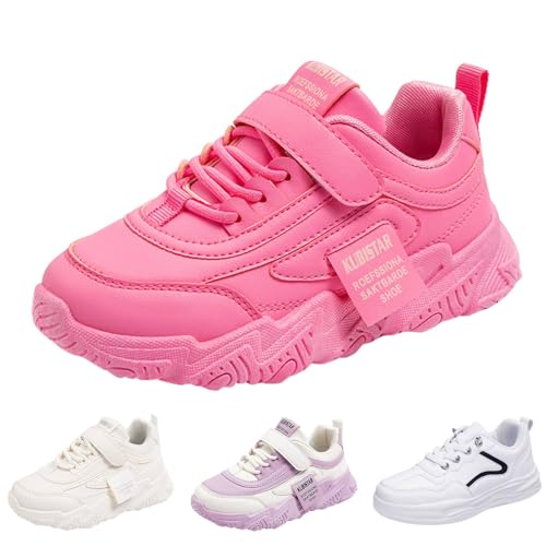 vaolkwsacz Kinder Turnschuhe Mädchen Sport Hallenschuhe Laufschuhe Leicht Flach Sneaker Atmungsaktiv rutschfest Sportschuhe Kinderschuhe Junge Slip on Joggingschuhe Basketballschuhe Gr.26-37 von vaolkwsacz
