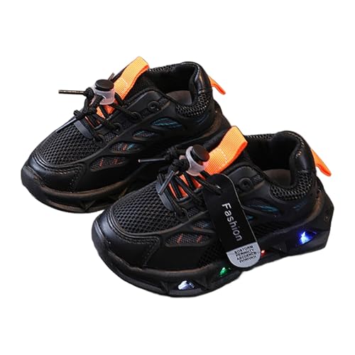 vaolkwsacz Turnschuhe Mädchen Sport Sneaker Sportschuhe Outdoor rutschfest Kinder Laufschuhe Turnschuhe Atmungsaktiv Hallenschuhe Junge Kinderschuhe Flach Bequem Hallensportschuhe Gr.21-30 von vaolkwsacz