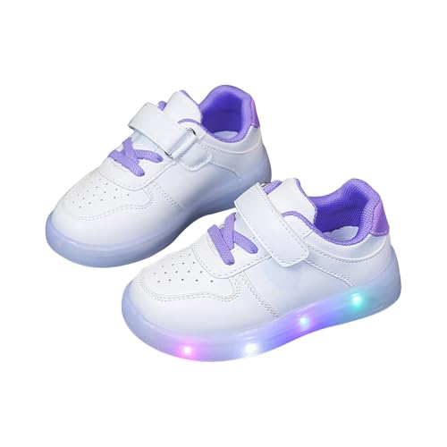 vaolkwsacz Turnschuhe Mädchen Sport Sneaker Sportschuhe Outdoor rutschfest Kinder Laufschuhe Turnschuhe Atmungsaktiv Hallenschuhe Junge Kinderschuhe Flach Bequem Hallensportschuhe Gr.21-30 von vaolkwsacz