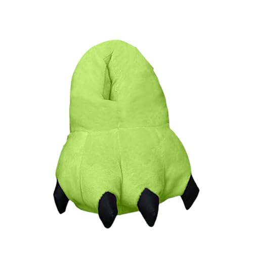 vaolkwsacz Warme Hausschuhe Kinder Winter Pantoffeln Plüsch Unisex Tierhausschuhe Cartoon Pantoffeln Haus Hausschuhe Tier Kostüm Pfote Claw Schuhe Bequeme Weiche Schlappen Einheitsgröße Gr.28-33 von vaolkwsacz