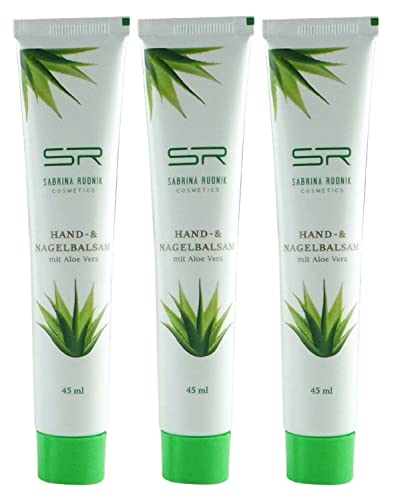 Sabrina Rudnik Hand- und Nagelbalsam 45 ml + varivendo Notizblock (3 x Aloe Vera) von varivendo