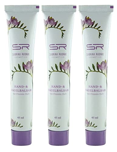 Sabrina Rudnik Hand- und Nagelbalsam 45 ml + varivendo Notizblock (3 x Freesia Duft) von varivendo