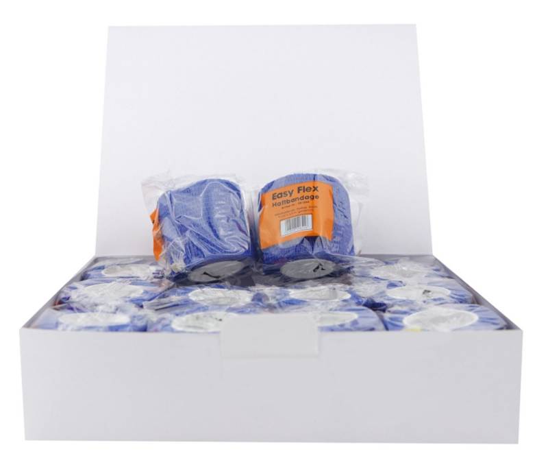 varivendo Bandage varivendo Notizblock + 12 x Easy Flex Haftbandage 5cm x 4,5m blau (Rollen, 12-tlg., Haftbandagen), Bandage Sportbandage Sportverband von varivendo