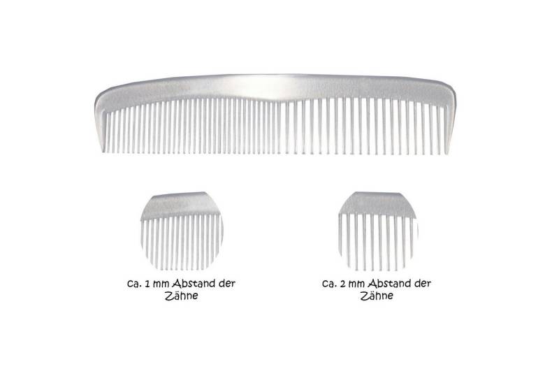 varivendo Haarkamm Kamm 12 cm, transparent 10 Stück, (Stück, 10 tlg., Kamm), Haarkamm Friseurkamm Bartkamm Taschenkamm von varivendo