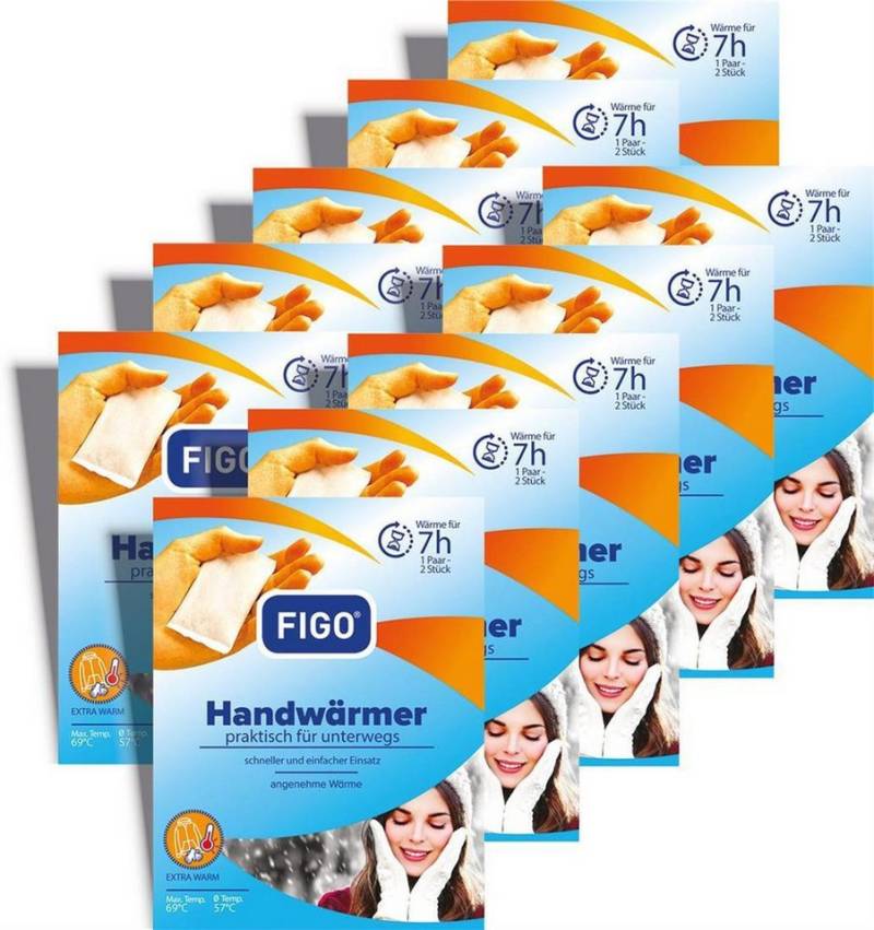 varivendo Handwärmer 20 Stück Figo Handwärmer + Notizblock von varivendo, Stück 20-tlg., Handwärmer, Handwärmer Taschenwärmer Wärmekissen Fingerwärmer Taschenofen Hosentas von varivendo
