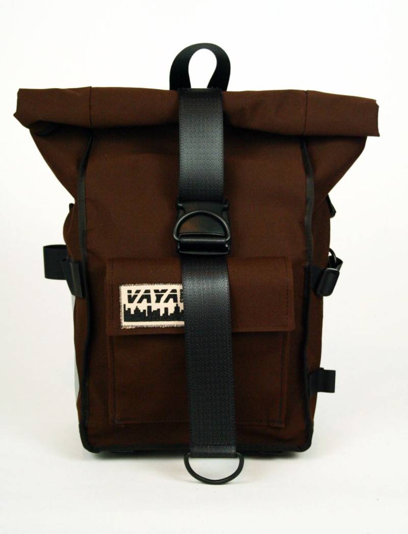 Solid Canvas Pannier/Rucksack Hybrid von vayabags
