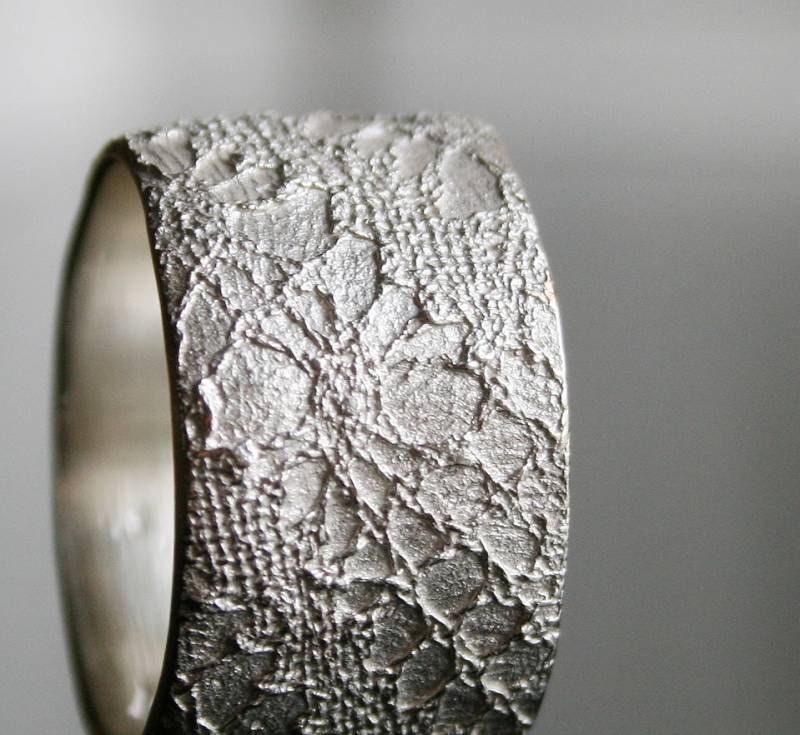 White Lacey | No. 17 - Sterling Silber Spitzen Ring Wird in Deiner Größe Gefertigt von vdeux