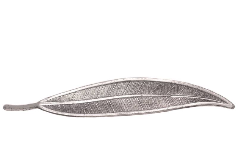 Ca. 1947 Beau Sterling Silber Blatt Brosche, Vj #345B von vedajewels