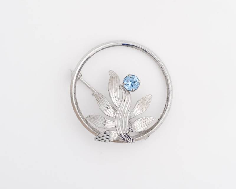 Circa 1940 Van Dell Sterling Silber Brosche, Vj #363 von vedajewels