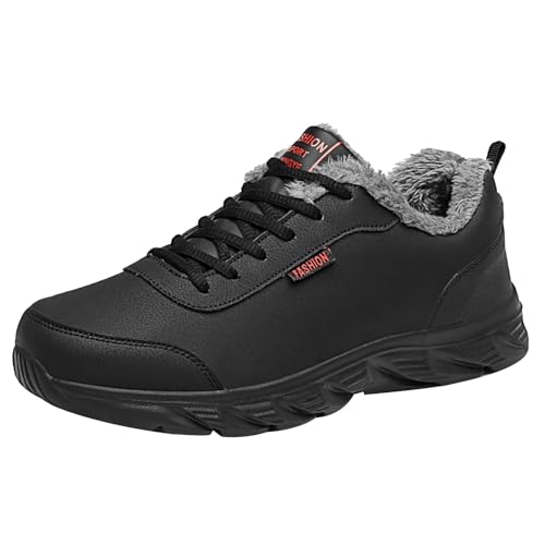 Herren Sportschuhe Winterschuhe Atmungsaktiv Schnürschuhe | Weiche Sohle Freizeitschuhe Fashion Stoffschuhe Leichtgewichts Walkingschuhe | Breite Füße Arbeitsschuhe Trekkingschuhe von vejtmcc