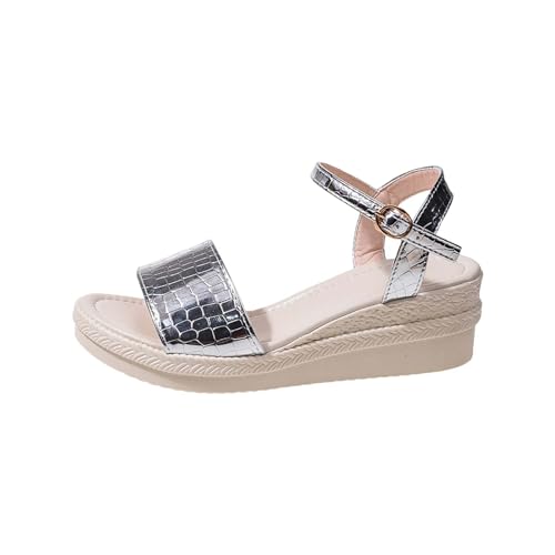 vejtmcc Frauen Slide Sandalen - Klassische Und Bequeme FrüHlings- Und Sommersandalen Pantolette Comfort Rundum Leder, Ergonomisches Wechsel-FußBett Mit Weichem Fersenpolster Sommer & Sexy Sandalen von vejtmcc