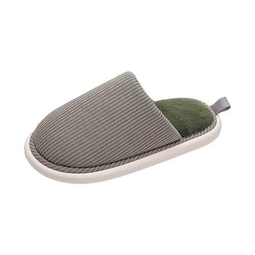 vejtmcc Hausschuhe Slippers Für Damen Herren, Badelatschen Gästehausschuhe Pantoffeln Warme Hausschuhe Verschlossene Zehen Waschbare Slippers Frottee-Slipper Duschschlappen Badelatschen von vejtmcc