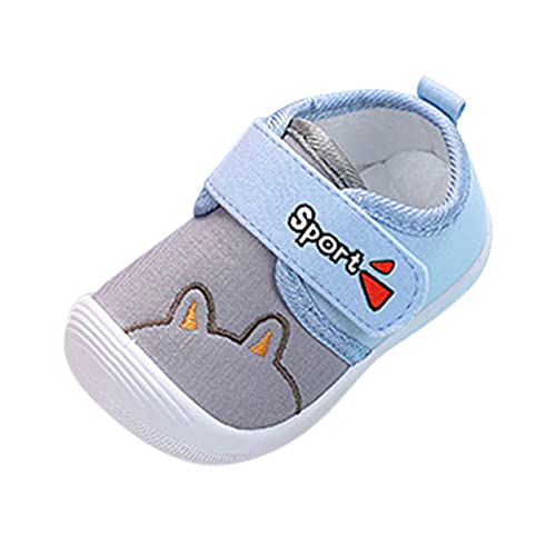 vejtmcc Kinder Cartoon Calling Schuhe Turnschuhe Baby Kleinkind Calling Schuhe rutschfeste Gummisohle Outdoor Herren Sneaker Mit Mesh (Grey, 20.5 Toddler) von vejtmcc