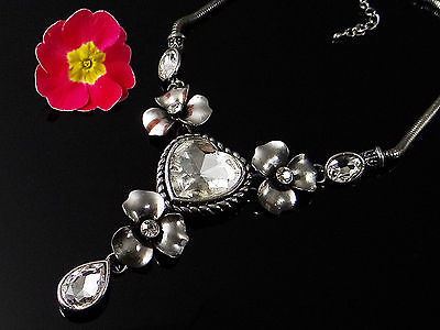 Collier Strass Steine Kristall Kette Crystal Halskette Halsschmuck, neu von vendor-unknown