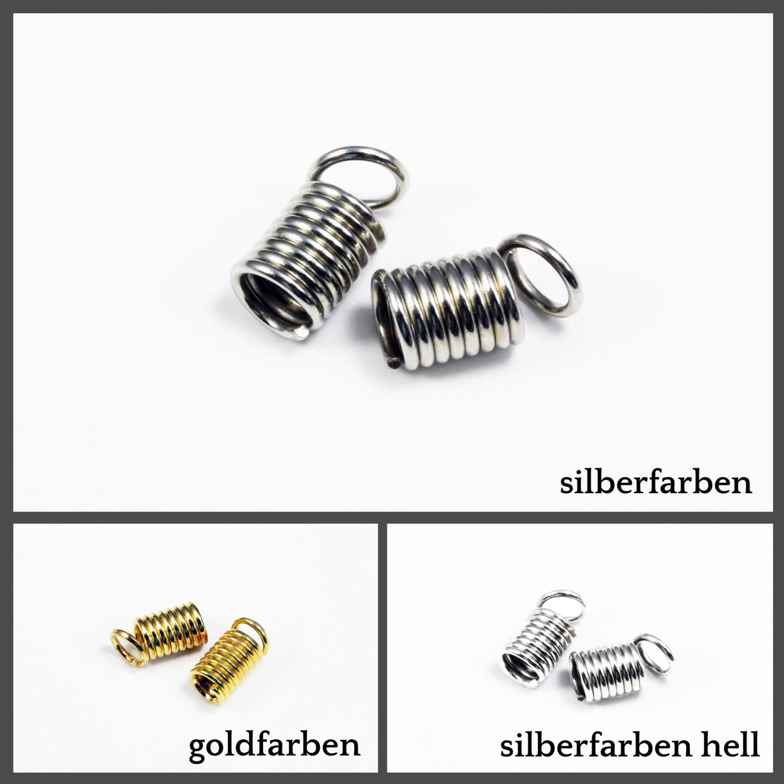 Endkappen, Spirale mit Öse von vendor-unknown