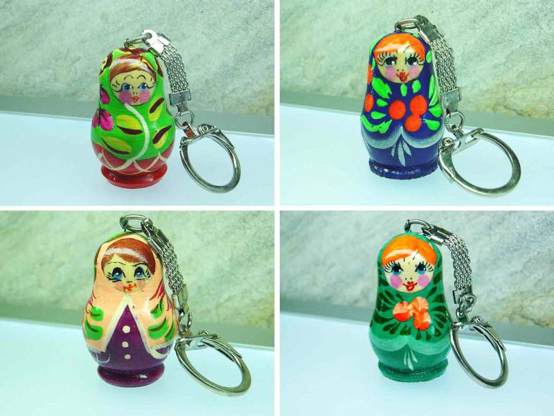 Matroschka Schlüsselanhänger Taschenanhänger Babuschka Matröschka, neu von vendor-unknown