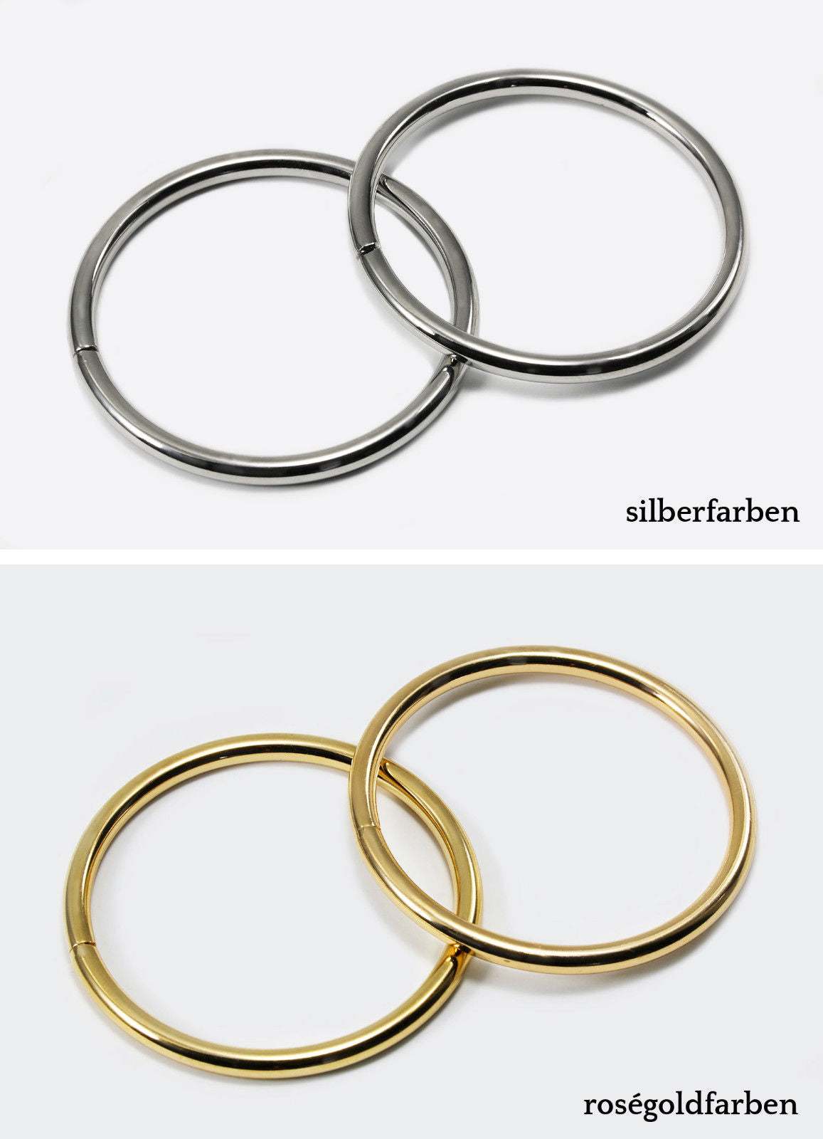 O-Ringe Ø 58 mm 2/10 Stk. Rundring Metallring Verbindungsringe Binderinge Öse von vendor-unknown