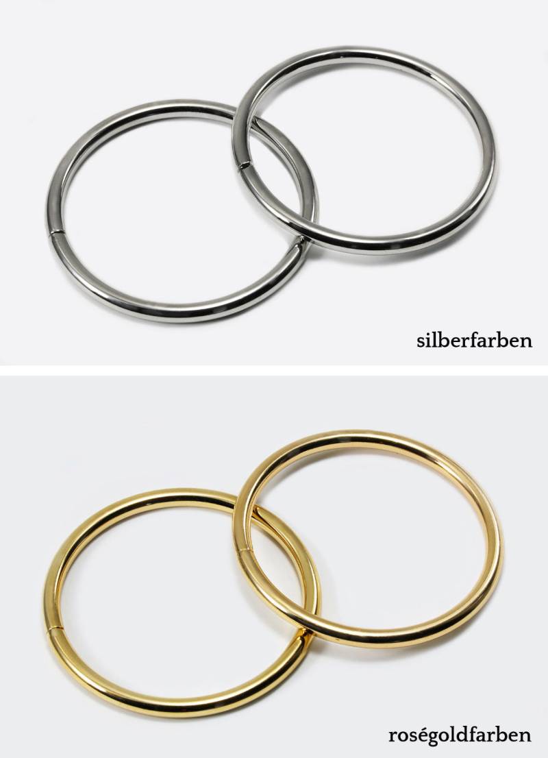 O-Ringe Ø 58 mm 2/10 Stk. Rundring Metallring Verbindungsringe Binderinge Öse von vendor-unknown