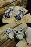 Ohrhänger Strass Eule Uhu Mondstein Ohrringe Ohrstecker Ohrschmuck, neu von vendor-unknown