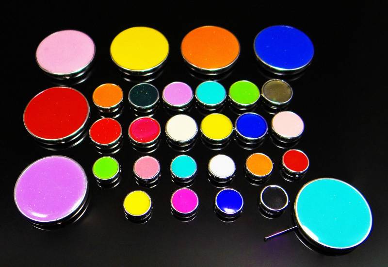 Perlen Rund Acryl Glitzer Perle Spacer Farbauswahl Zwischenperlen, neu von vendor-unknown