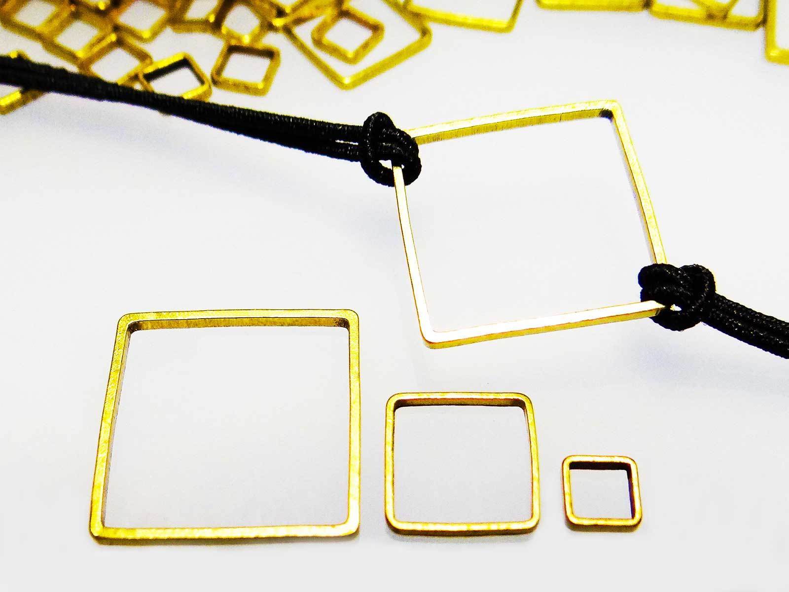 Verbinder Herz Stern Viereck Metall Messing Anhänger Zwischenteile, 773 von vendor-unknown