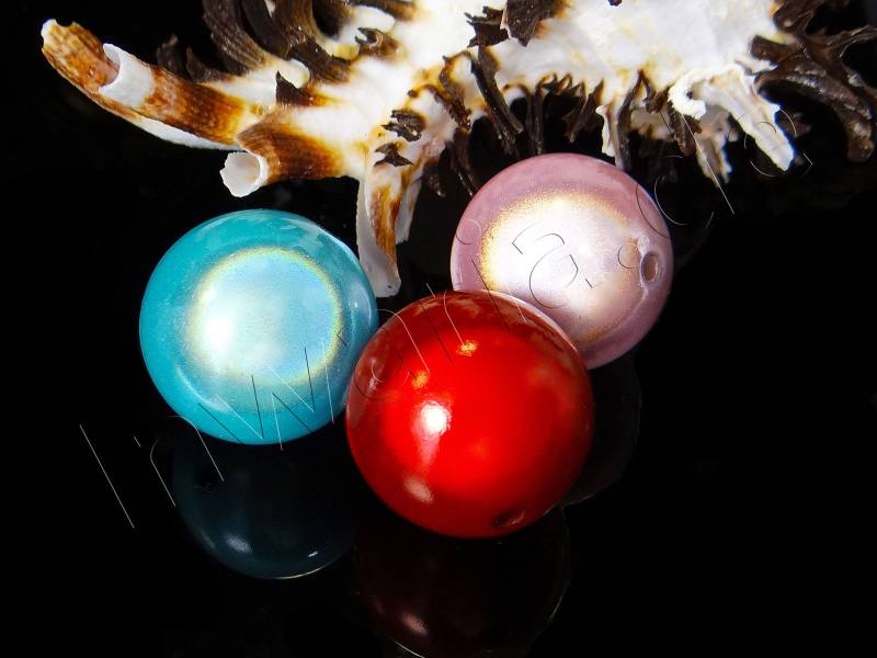 XXL Miracle Perle 25 mm Rund Kugel Mirakel Acryl Farbenwahl, neu von vendor-unknown