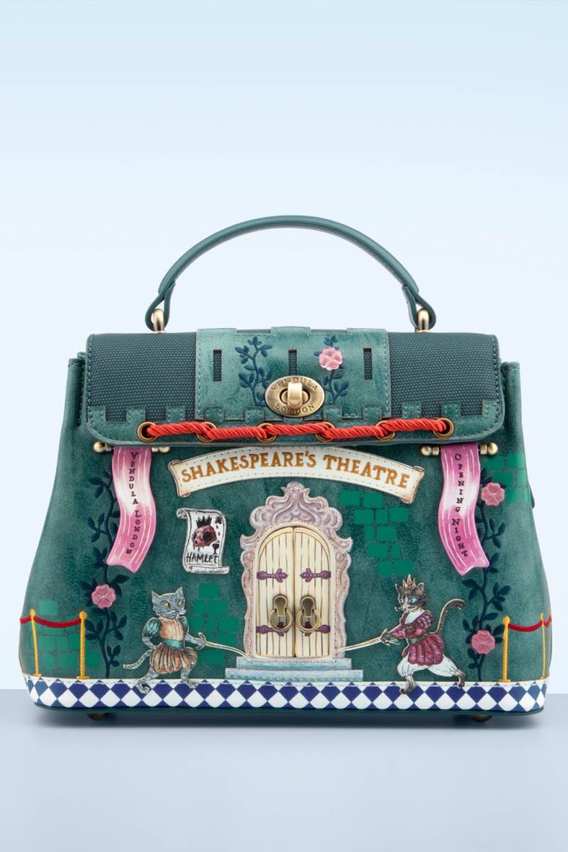 Shakespeare's Theatre: Hamlet Mini Grace Tasche in Blau von vendula