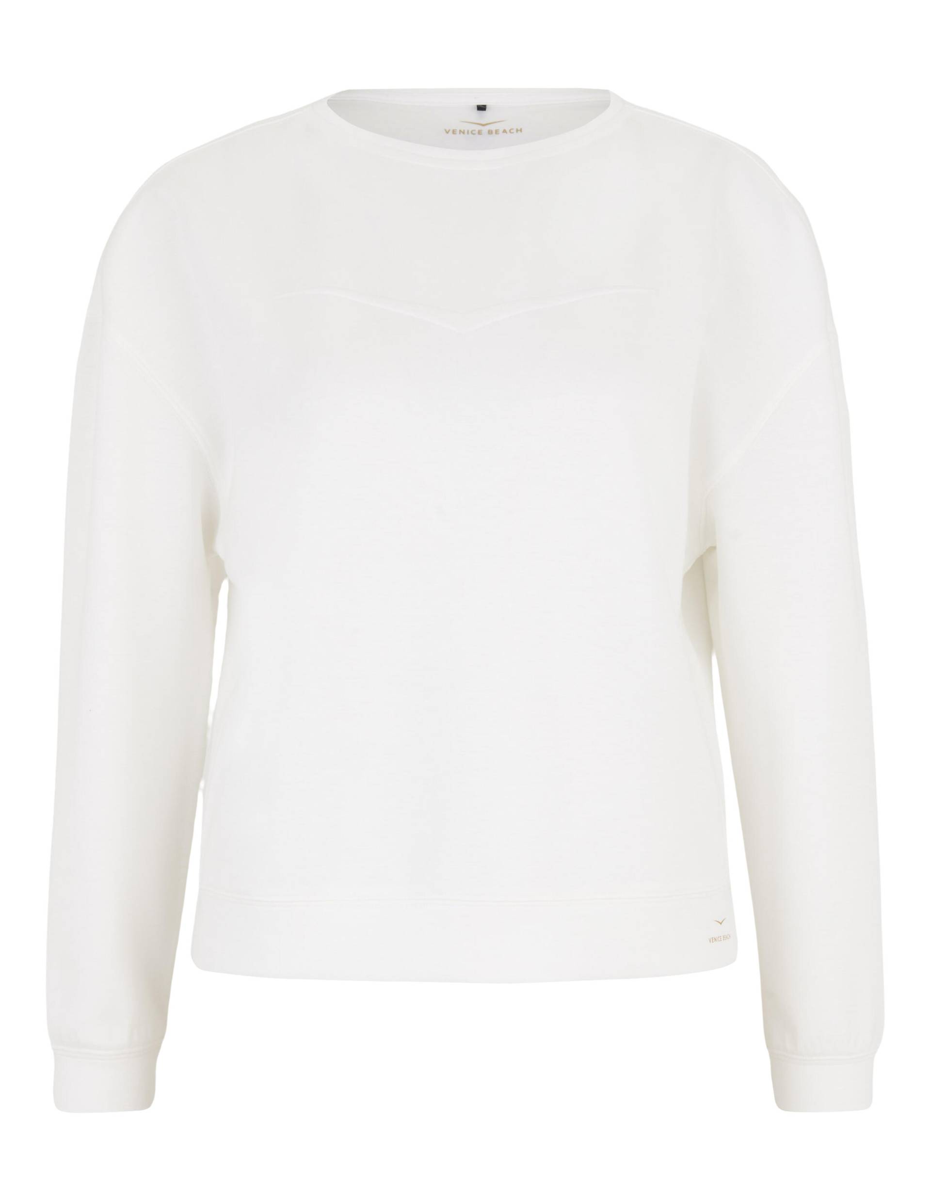 venice beach - VB_April 4069 01 Sweatshirt cloud white - Gr. - XL von venice beach