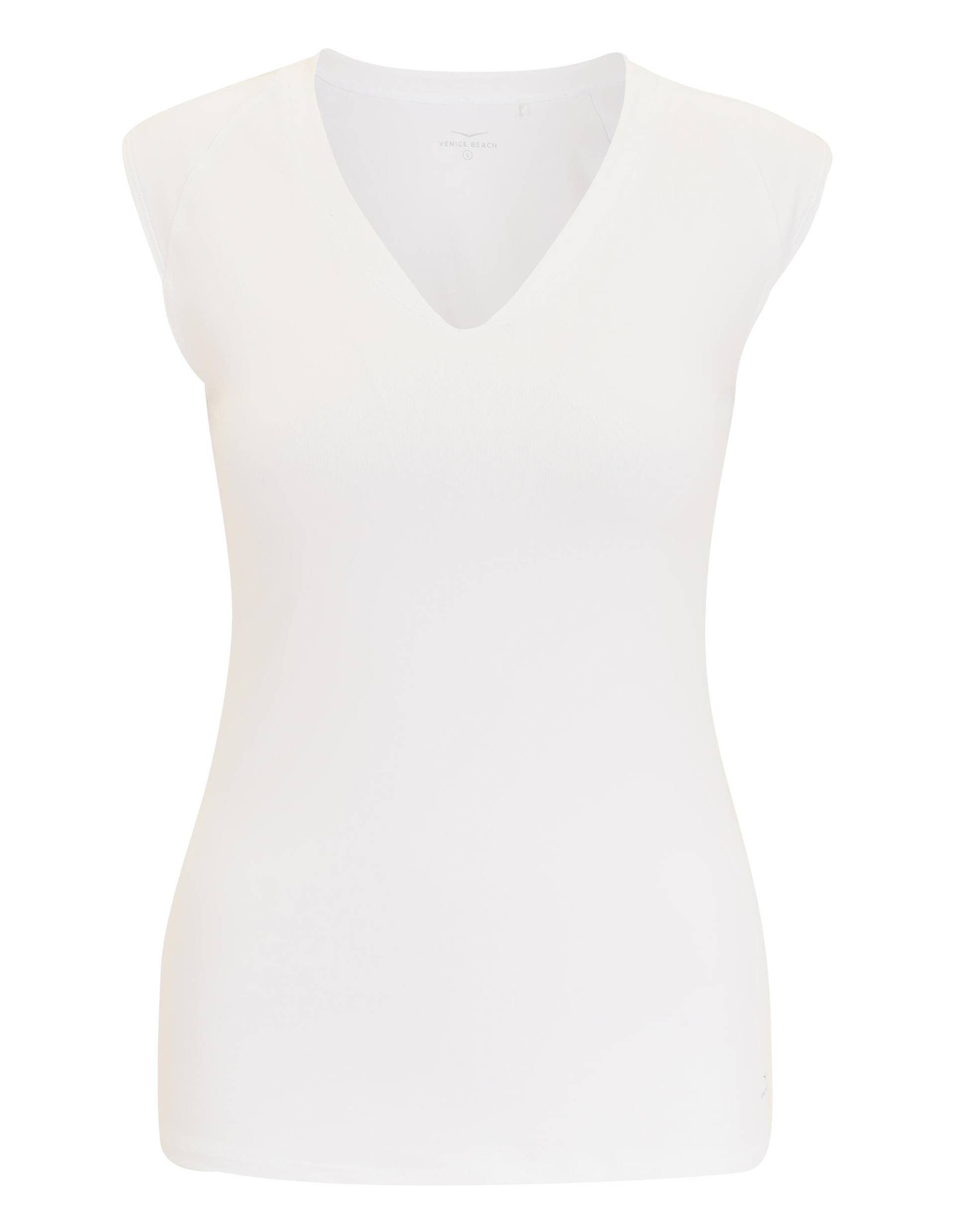 venice beach - VB_Eleam D T-Shirt white - Gr. - S von venice beach