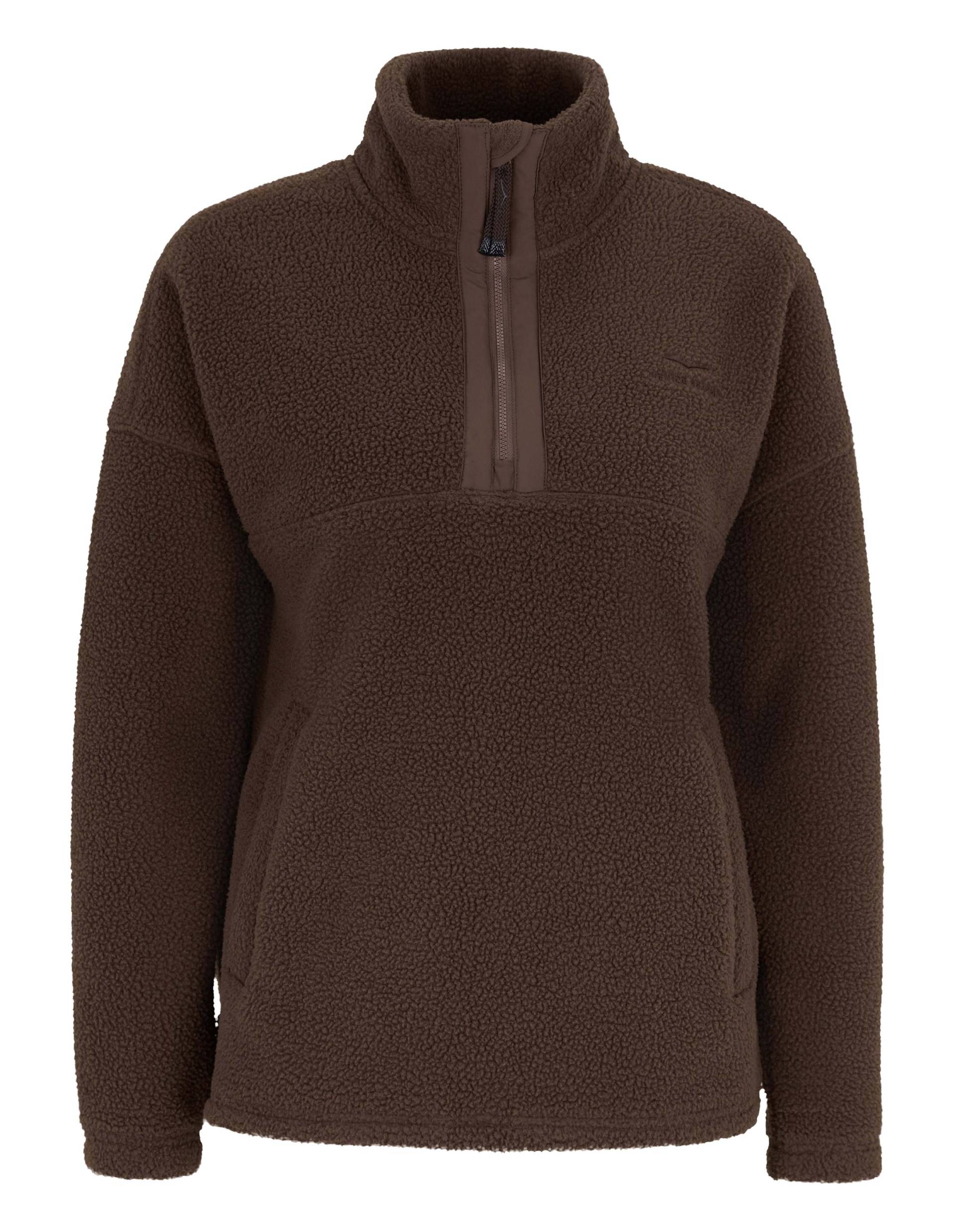 venice beach - VB_Sarah 1129 Sweatshirt coffee - Gr. - XS von venice beach