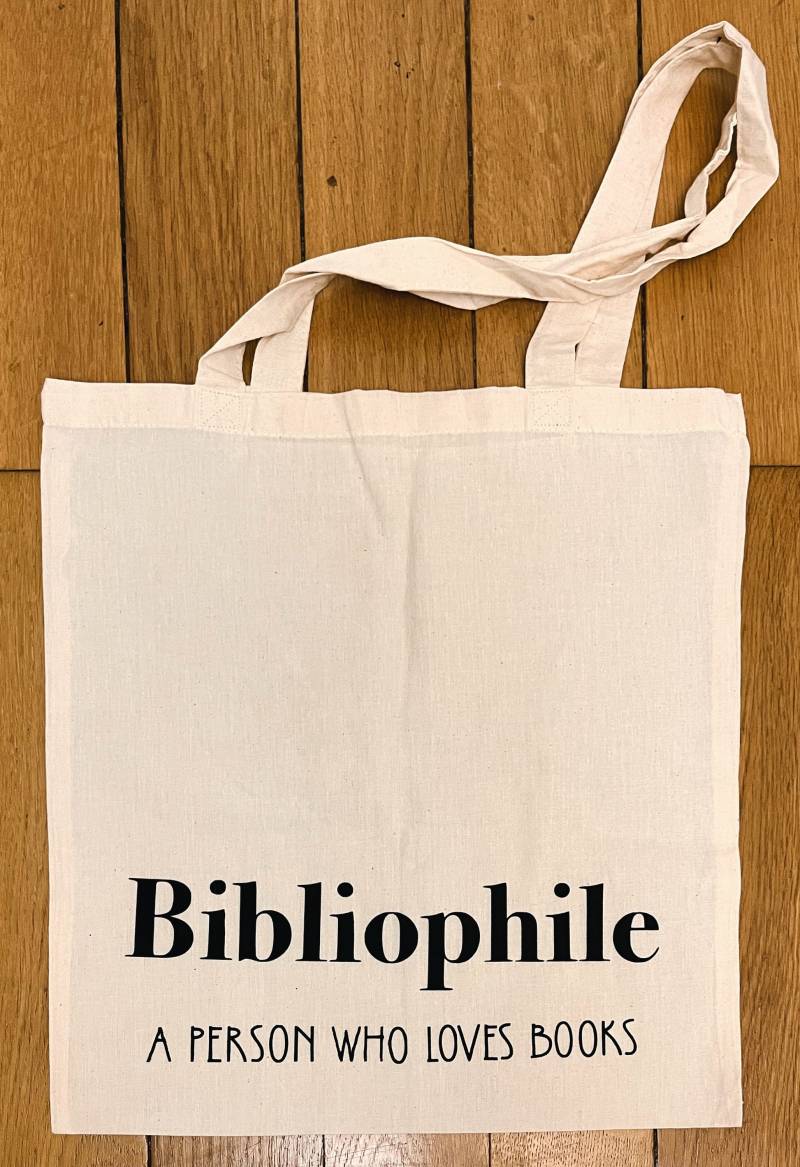 Tote Bag | Jutebeutel Baumwolle - Book Bag, "Bibliophile", Bookfans, Shopper, Booktok, Booklover von verkuensteltshop