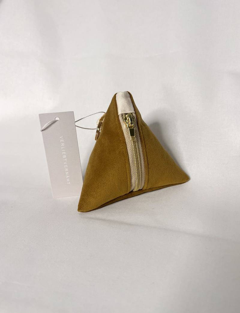 Taschenanhänger Pyramide Braun von verliebtvernaeht