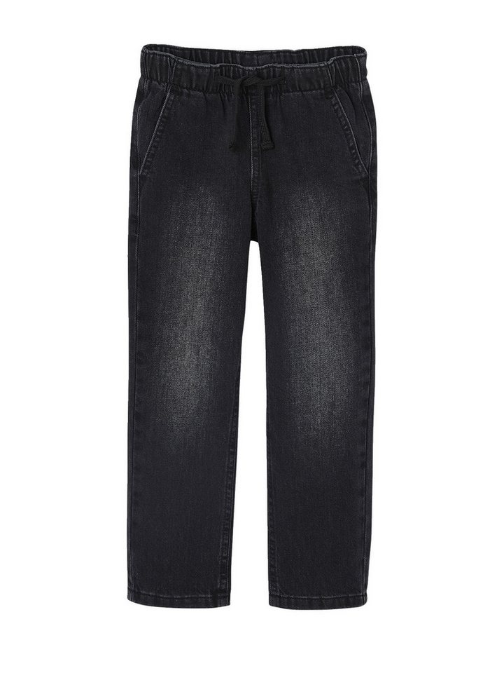 vertbaudet 7/8-Caprijeans Weite Jungen Jeans mit Dehnbund Bundweite verstellbar von vertbaudet
