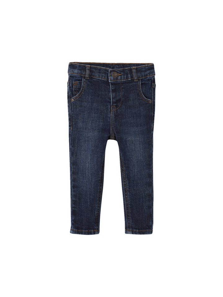 vertbaudet Regular-fit-Jeans Gerade Baby Jeans BASIC Bundweite verstellbar von vertbaudet