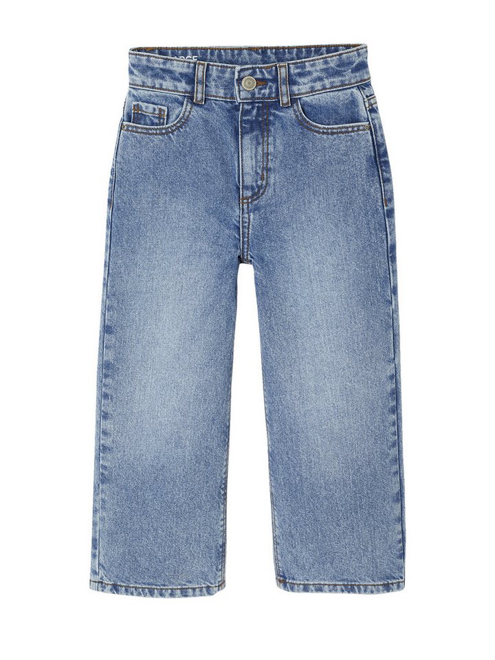 vertbaudet 7/8-Caprijeans Weite Mädchen Jeans, Hüftweite REGULAR von vertbaudet