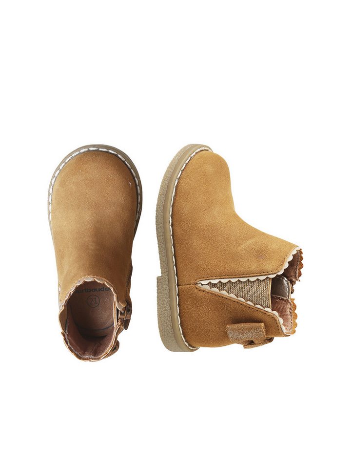 vertbaudet Mädchen Baby Boots mit Dehneinsatz Babystiefel von vertbaudet