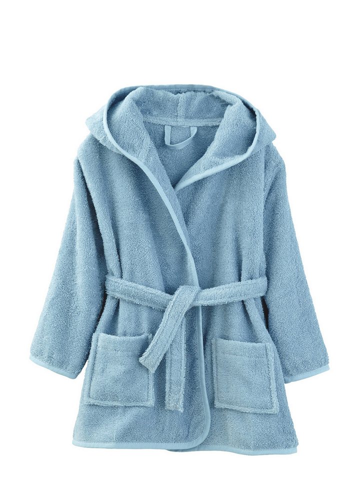 vertbaudet Bademantel Kinder Bademantel mit Kapuze, Frottee von vertbaudet