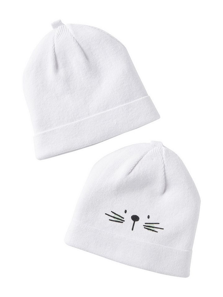 vertbaudet Beanie 2er-Pack Baby Mützen von vertbaudet