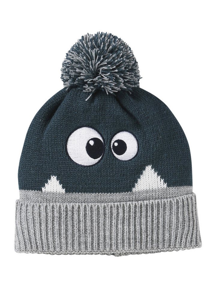 vertbaudet Beanie Jungen Mütze mit Monster von vertbaudet
