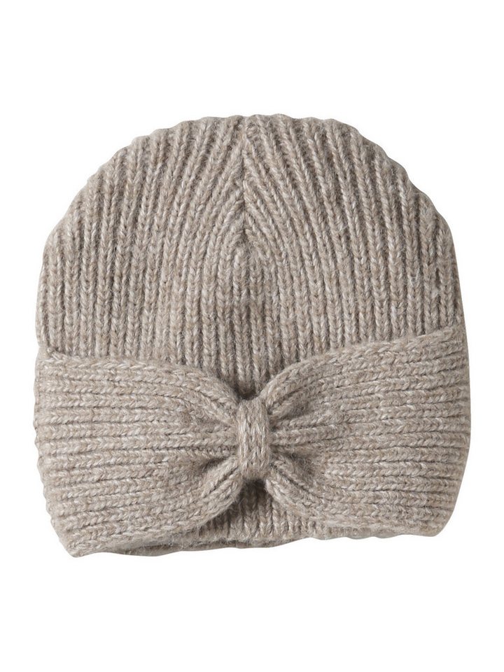 vertbaudet Beanie Mädchen Mütze aus Rippenstrick, Zierschleife von vertbaudet