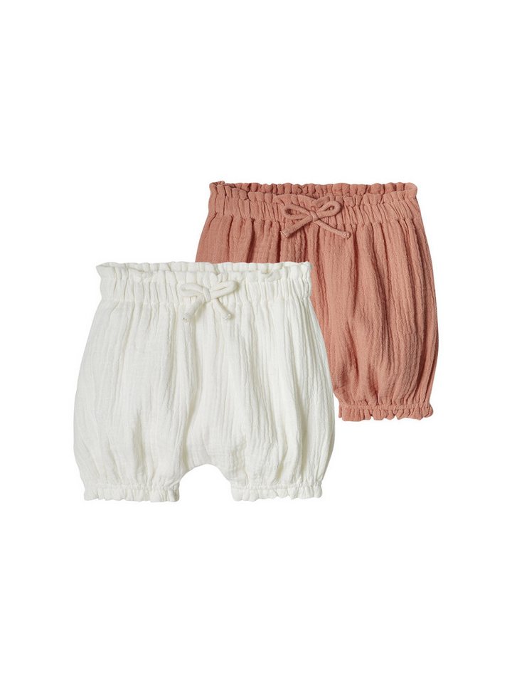 vertbaudet Bermudas 2er-Pack Baby Spielhosen aus Musselin von vertbaudet