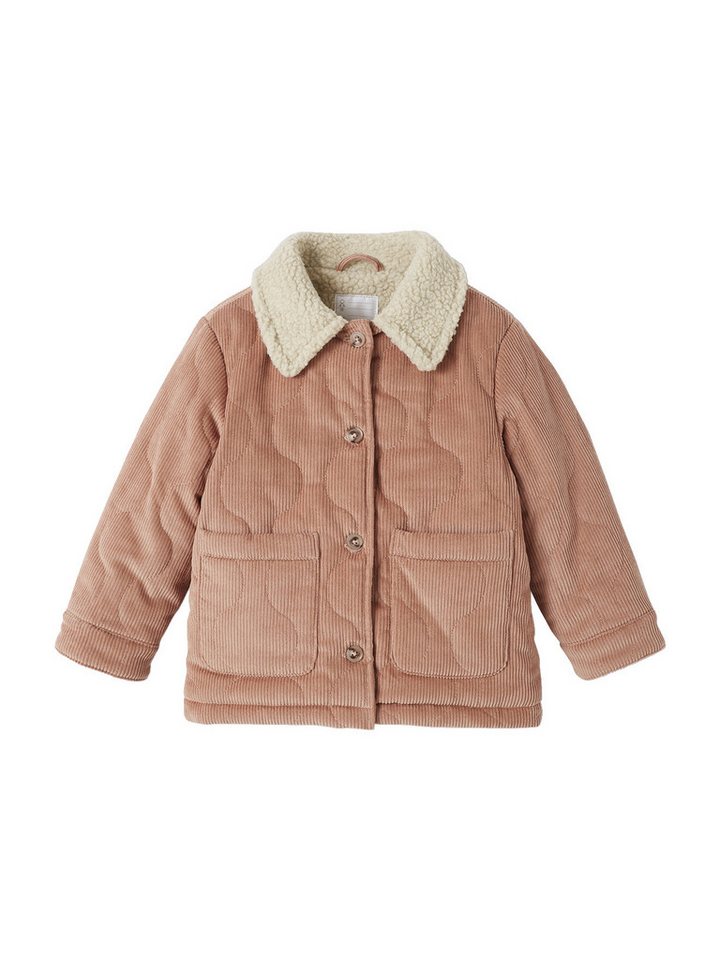 vertbaudet Blouson Mädchen Cordjacke mit Fleecefutter von vertbaudet