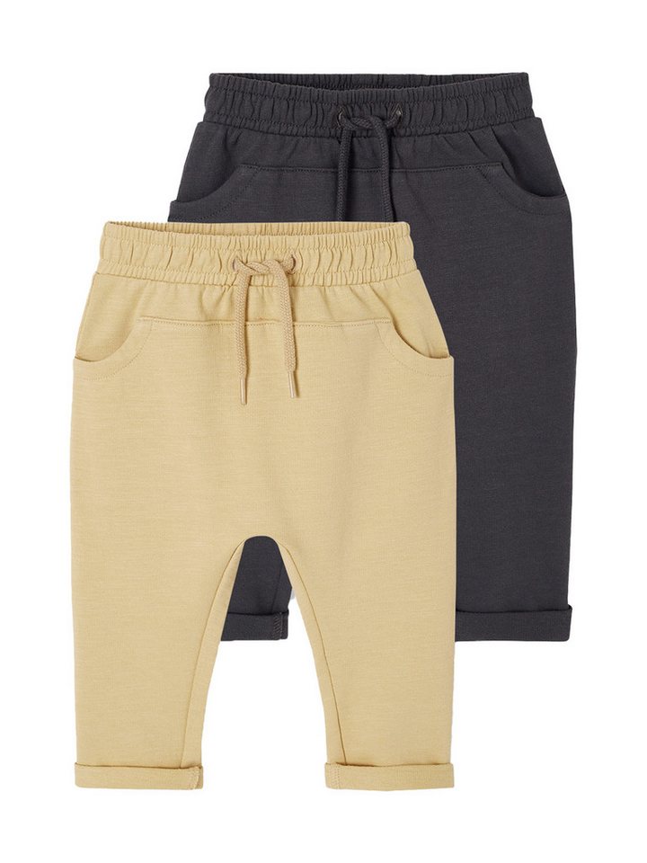 vertbaudet Cargohose 2Er-Pack Baby Sweathosen Mit Dehnbund Basics von vertbaudet