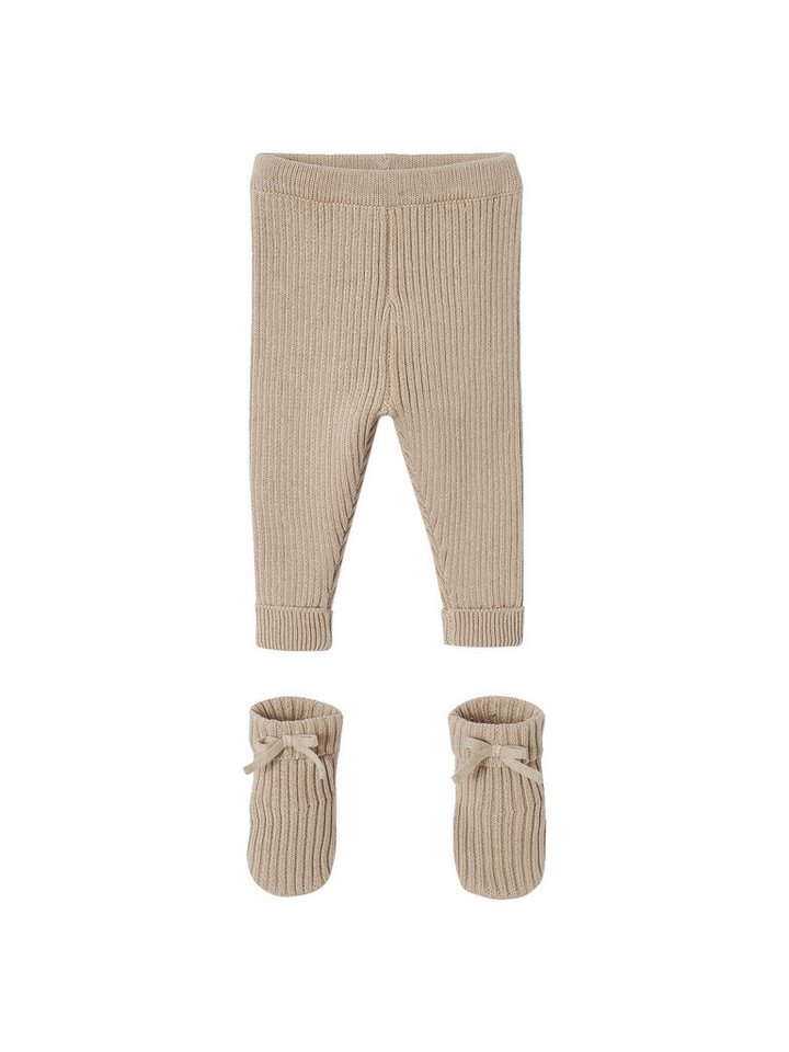 vertbaudet Cargohose Baby-Set: Strickhose & Schühchen von vertbaudet