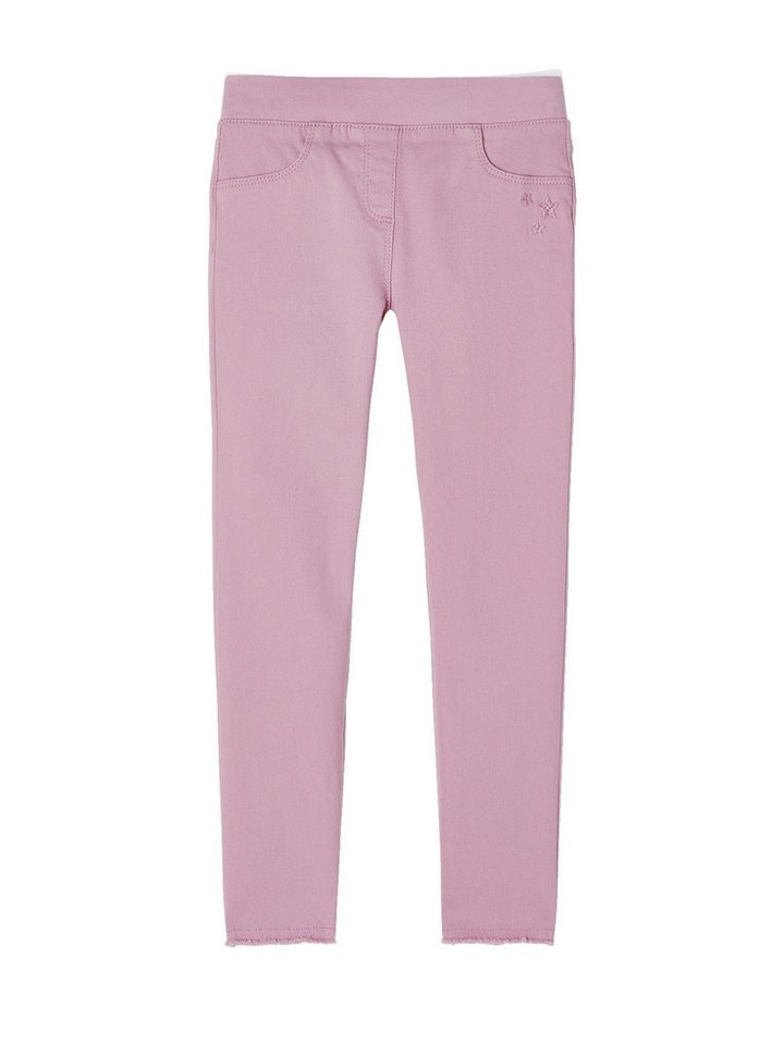 vertbaudet Cargohose Farbige Mädchen Treggings Bundweite verstellbar von vertbaudet