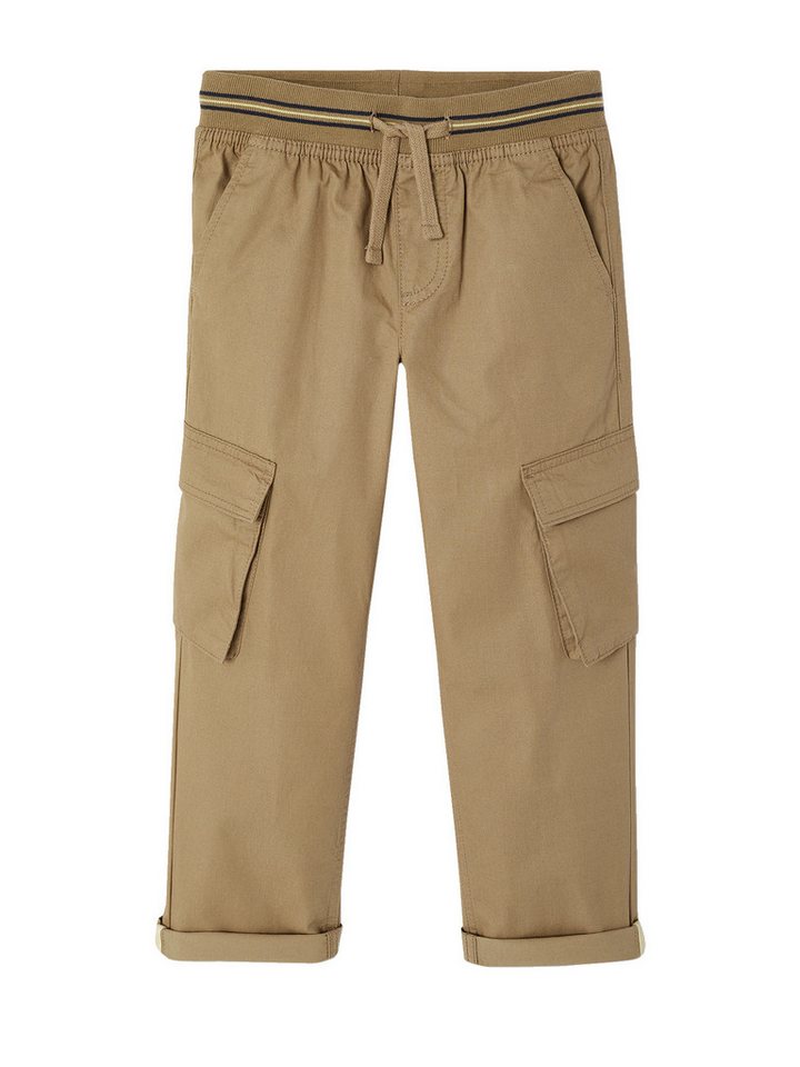 vertbaudet Cargohose Gerade Jungen Cargohose, Hüftweite REGULAR von vertbaudet