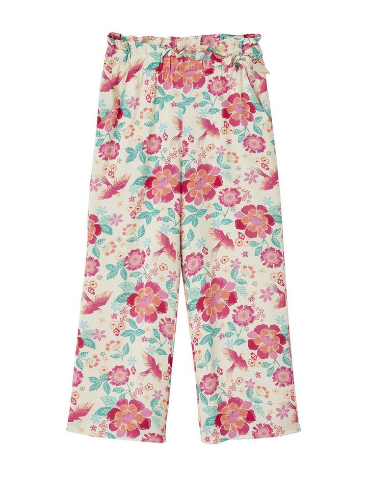 vertbaudet Cargohose Mädchen Paperbag-Hose von vertbaudet