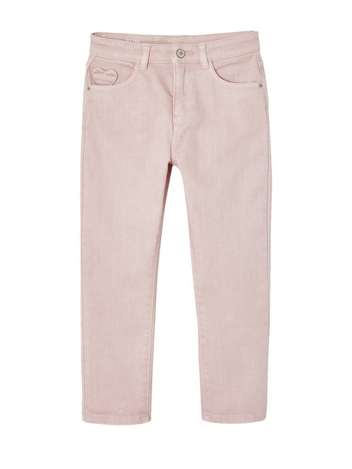 vertbaudet Cargohose Mädchen Slim-Fit-Hose, Hüftweite COMFORT von vertbaudet